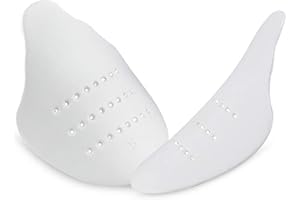 ZHOUBAA Shoes Creases Protector,1 Pair Universal Anti-Wrinkle Sneakers Shoes Creases Protector Toe Box Preventer White S