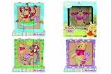 Eichhorn 100003329 - Disney Winnie the Pooh Bilderwürfel - 9 teilig mit 4 Motiven zum Stecken