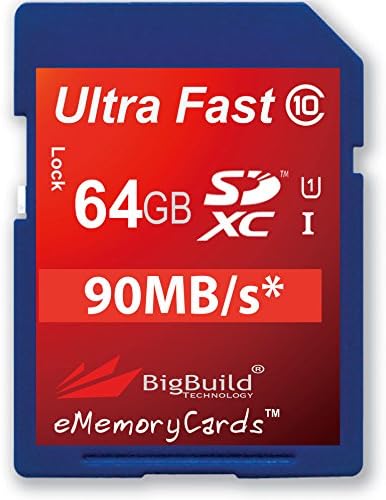 64GB 90MB/s SD SDXC Memory Card For Canon PowerShot SX620 HS Camera