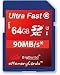 Produktbild eMemoryCards 64GB Ultra schnelle 90MB/s Class 10 SD SDXC Speicherkarte für Canon EOS 5D Mark III Kamera