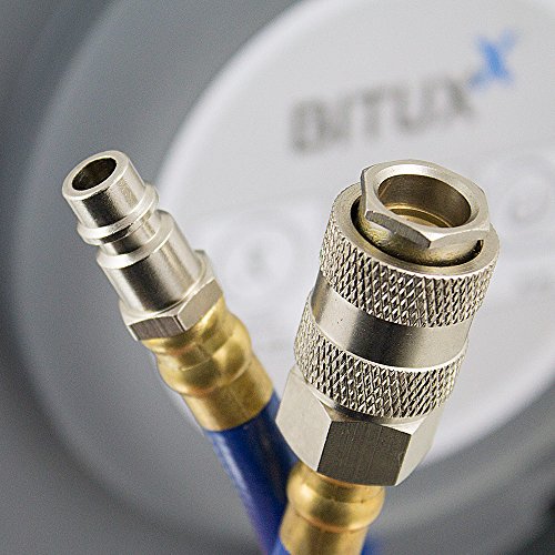 BITUXX® Druckluft Schlauchtrommel 9m automatik Druckluft Schlauchaufroller 9 Meter 1/4″ Zoll Anschluss Automatik Schlauchaufroller für Wandmontage - 4