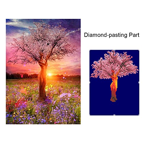 neuen 5D DIY handgefertigt Diamant Rund Stickerei Gemälde Strass Kreuzstich Set Mosaik Home Raum Dekoration Best Geschenk Style-O - 4
