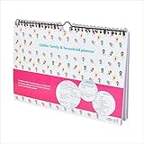 Diseño compacto y elegante: el tamaño de página A4 (28,5 x 19 cm x 0,9 cm) permite el espacio suficiente para registrar incluso el plan más detallado, pero no es tan grande como para ocupar toda la pared de la cocina. Cuenta con alambres resistentes para colgar en cualquier lugar y un elegante acabado en brillo.