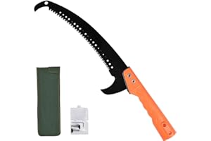 SUNORCHID Plutohiker Pruning Saw Detachable Alloy Steel Hand Saw with Plastic Handle, for Easy Trimming Trees, Plants, Shrubs, Wood, Bushes, Can be Used with DIY Extension Pole (Pole not Included)