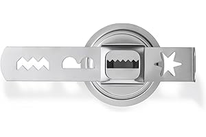 ‎BOSCH Bosch MUZ45SV2 Spritzgebäckvorsatz, für Fleischwolf, perfekt zum Backen, vier Formen, Edelstahl, passend Serie 4, Serie 2, MUM4