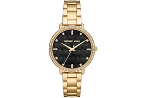 Michael Kors Damen Pyper Uhr, Quarzwerk mit DREI Zeigern, mit Edelstahl- oder Legierungsarmband