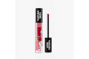 Natura Skin - Rouge à Lèvres Gloss Liquide Longue Tenue - Brillance Miroir Repulpant Levres - Makeup Rouge Intense - Maquillage Femme - 8 ML - (Rose Sauvage)