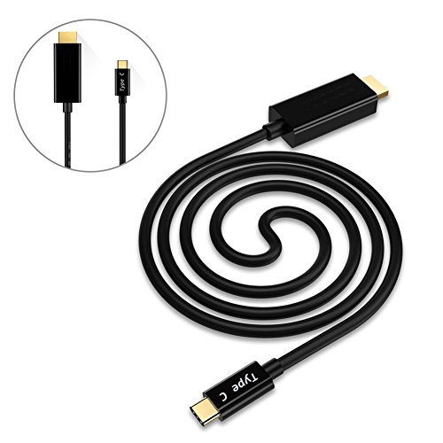 USB 3.1 Typ-C zu HDMI Kabel für MacBook Pro, MacBook, ChromeBook Pixel, Samsung Galaxy S8 / S8 Plus und mehr. Thunderbolt 3 Kompatibel, [DEMEDO] USB C zu HDMI Kabel - 3m / 10f