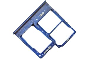 MAINHATTAN MOBILE Samsung Galaxy A20e Dual SIM Kartenhalter und Micro-SD Card Fach Hybrid, Original Ersatzteil, Blau