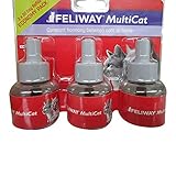  Feliway MultiCat Nachfüllpack für Katzen, 3-48 ml, Basic