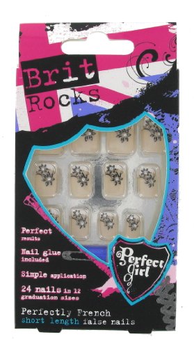 Perfect Girl Nail Luscious Floral Flair False Nails