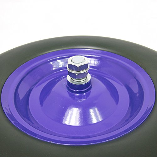 Schubkarrenrad pannensicher PU 400×100 4.80/4.00-8 Ersatzrad – max. 150 kg – INKL. Achse 20×130 - 2