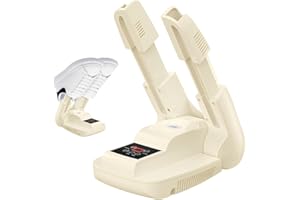 Fivtsme Seche Chaussures Electrique, Seche Multi-Chaussure Electrique, Sèche Chaussures Ski, Chauffe Chaussure avec Chronométrage pour Sécher Les Chapeaux, Les Chaussures, Les Gants (Blanc)