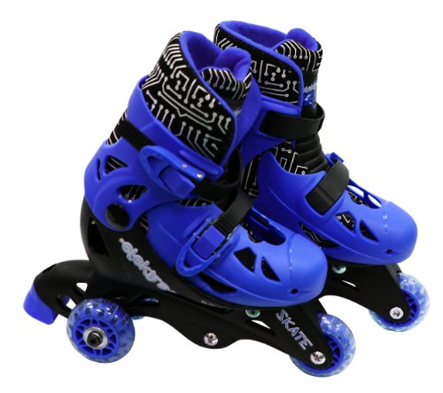 Elektra Tri Line Adjustable Boots (Small, Blue) Elektra Tri Line Adjustable Boots (Small, Blue)