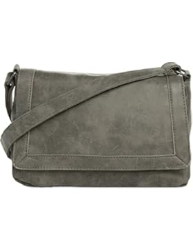 CASPAR TS1011 Damen Vintage Umhängetasche / Messenger Bag