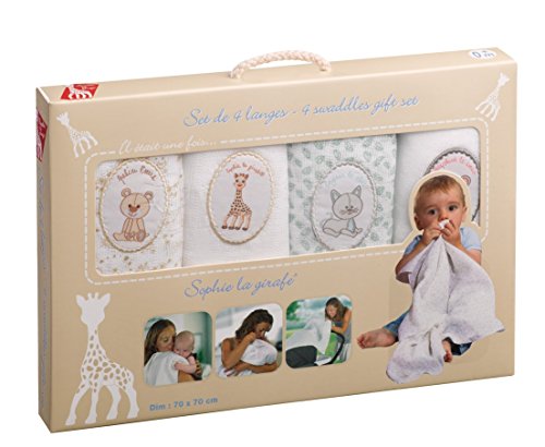 Sophie la girafe Muslins (Set of 4)