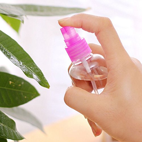fulla2116 5 Stück Beauty Durchsichtig Kunststoff Parfümzerstäuber Leer Sprühflasche, 50 ml - 3