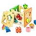 BATTOP Kids Wooden Shape Sorter Toy