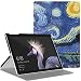 Produktbild MoKo Microsoft Surface Pro 4 / Surface Pro 2017 Hülle - Ultra Slim PU Leder Tasche Schutzhülle Lederhülle Smart Cover mit Standfunktion für Surface Pro 2017 / Pro 4 Tablet-PC, Sterne Nacht