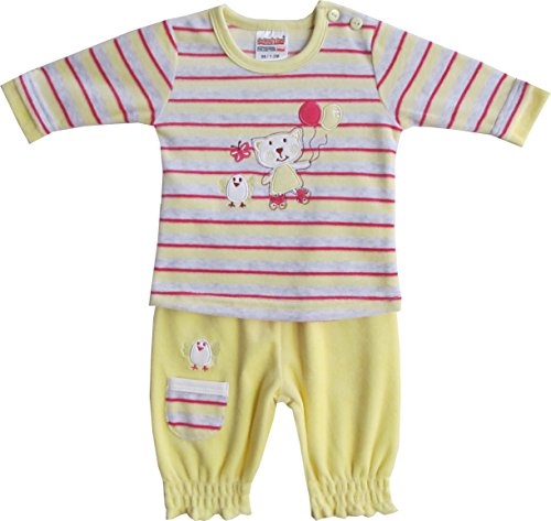 Schnizler Nickianzug Bärchen Leisure Suit, Gelb (original 900), 74 cm