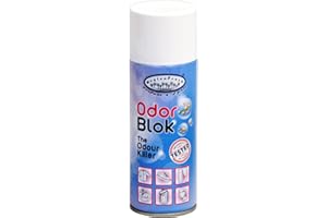 HYGIENFRESH ODORBLOK Spray 400 ML innovativo togli-odori multifunzione triplice azione su cattivi odori persistenti rilascia profumo professionale uso lavanderie