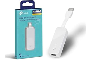 TP-Link UE300 -USB 3.0 A Gigabit Ethernet 10/100/1000 adaptateur, PC ou ordinateurs portables, blanc