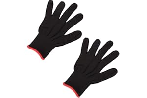 LIJUN Ocobudbxw 2 guantes de nailon antideslizantes para guitarra, bajo, instrumento, práctica, cubierta de mano