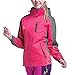Produktbild MAOVII Damen Funktions-Outdoorjacke Softshel Wasserdicht Atmungsaktiv Multifunktions Jacke (EU 44(Herstellergröße:XL), Rosa)