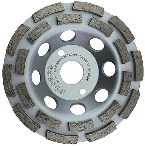 PRODIAMANT Premium Diamant Schleiftopf universal 125 mm x 22,2 mm silber PDX829.025