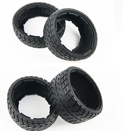 Front And Rear On-Road Tire Kit Tarmac Buster for 1/5 HPI Baja 5B SS Rovan KM