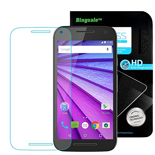 Motorola Moto G3 Schutzglas, Bingsale Gehärtetem Glas Schutzfolie Displayschutzfolie Panzerglas für Motorola Moto G (3. Generation)2015 - 2