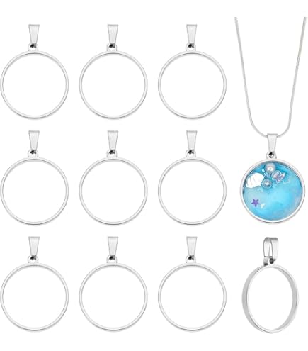 PH PandaHall 180pcs Mini Glass Globe, 6 Size Glass Ball Bottles Orbs Ball Wish Glass Ball Glass Balls UV Planet Crystal Craft Ball for UV Resin Dice Pendant Charms Earring Making 8~18mm
