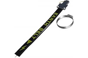 PUAK523 Bande flexible antistatique pour voiture, camion, voiture (noir)