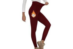 Cozyan Leggins Termicos Mujer Invierno Forro Polar Grueso Mallas Deporte Push Up Pantalones Cintura Alta Leggins Termicos Mujer Forro Polar Invierno Mayas Pantalones