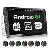 ca. 25,4 cm (10 Zoll) XXL Touchscreen Display + HD 1024x600 Pixel + Mirrorlink mit dem Handy + Praktische Ordnerfunktion