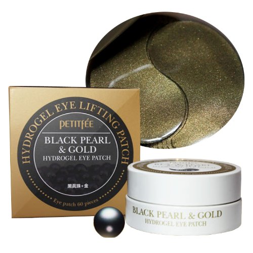 *Petitfee* Blackpearl&gold Hydrogel Eyepatch. Eye Patch60ea by Petitfee