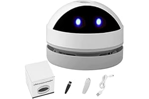 YAASIER Mini Aspiradora de Mesa | Eléctrica Mini Limpiador de Polvo | Recargable Mini Aspirador Inalámbrica Limpiador Portátil de Polvo, recogemigas aspirador migas para Virutas de lápiz, Migas, Laptop