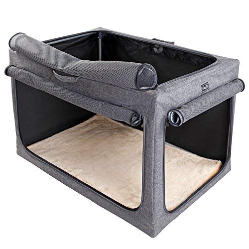 Petsfit Portable et pliable doux maison d'animal d'accompagnie au voyage, pliable boîte doux pour chien à Intérieur / Extérieur, 76cm x 51cm x 48cm (Medium)