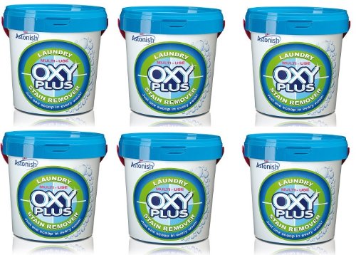6 x Astonish Oxy Plus Stain Remover 350g Laundry Cleaning
