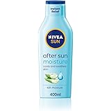 Nivea SUN After Sun Moisturising Soothing Lotion (400 ml), Cooling Moisturiser with Aloe Vera, Naturally Soothing After Sun C