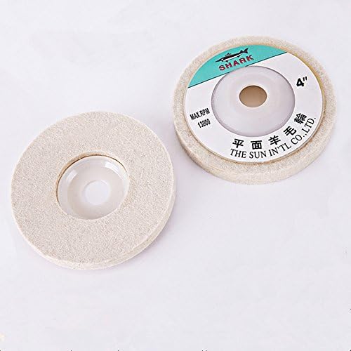 Wool Felt Polishing Pad Angle Grinder Accessories 2pcs/Lot Dia. 4" 100mm x16mm