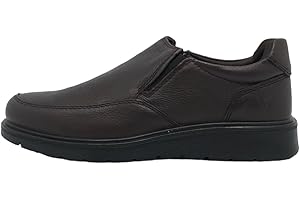 Valleverde - Slip-on in Pelle Nera con Memory Foam