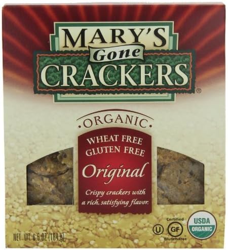 Mary's Gone Crackers Bits, Original, 6.5-Ounce Boxes (Pack of 12)