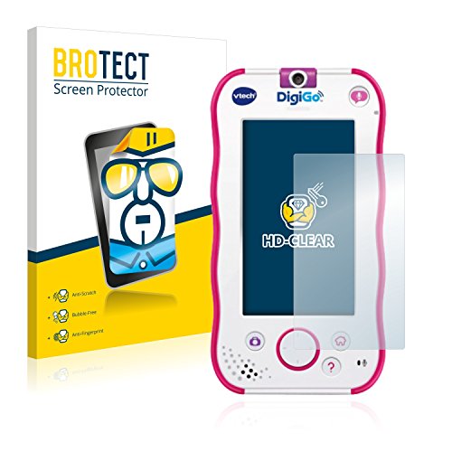 Preisvergleich Produktbild BROTECT Vtech DigiGo (Pink) Schutzfolie [2er Pack] - klare Displayschutzfolie, Crystal-Clear