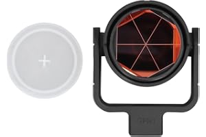 Kopparbelagd Prisma Mini Rund Totalstation, Prisma Undersökningsutrustning för GPR1 GPH1 – Mätinstrument för Präcisionsmätning med Hög Reflektion