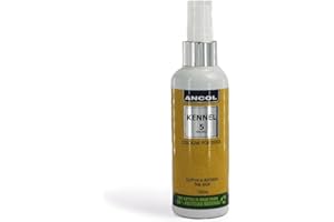Ancol Dog Cologne Kennel 5 Floral Scent with Chamomile 100 ml - Deodorizes and Soothes Skin - Fresh Fragrance for Puppy Coats - Ideal for Post Bath Use - Clear