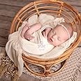 CRAFTCANE Bamboo Cane Chair for Baby Photography Photoshoot,Newborn Baby Photo Prop,Newborn Photography, Brown