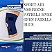 Produktbild Sportaid, Knee Brace, Open Patella, Blue Neoprene, Large, 15-17 inches - 1 ea