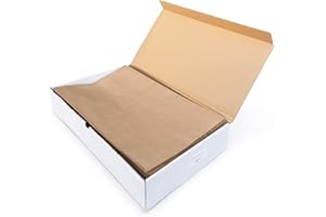 FP FIESTA PAPER FIESTA PAPER - Sobres de Regalo Papel Kraft - Sobres para envolver regalos grandes - Caja de sobres envoltorio resistente - Pack de 250 sobres 30 cm x 50 cm x 9 cm