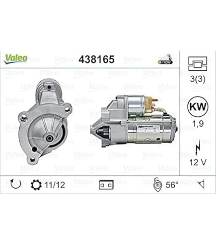 Démarreur 12V 1,2 KW ATEC Germany - Compatible Jeep Cherokee, Grand Cherokee, Wrangler - Pièce Neuve